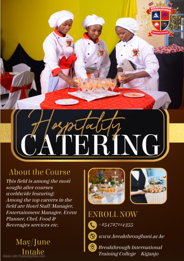 BREAKTHROUGH SCHOOL OF HOSPITALITY, CATERING & ACCOMMODATION